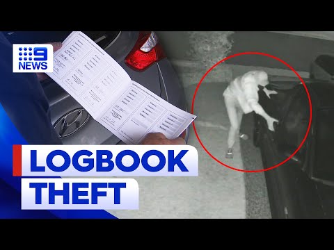 Why are thieves in Queensland stealing logbooks from cars? | 9 News Australia