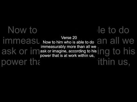 Bible Verses about Abundance   Ephesians 3 Verse 20