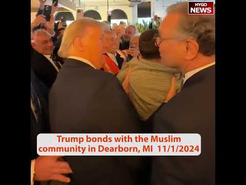 Trump signs a tie, bonds with Muslim, visits Arabs, stops by The Great Commoner, rips Liz Cheney