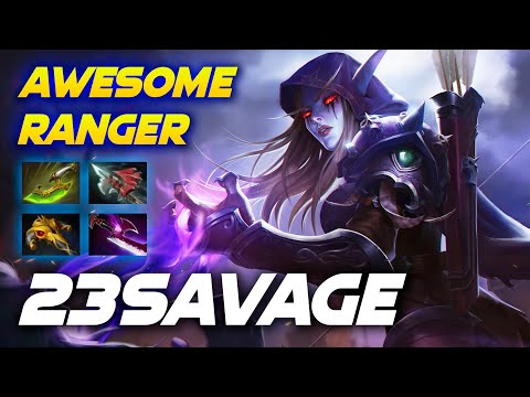 23savage Drow Ranger Awesome Marksman - Dota 2 Pro Gameplay [Watch & Learn]
