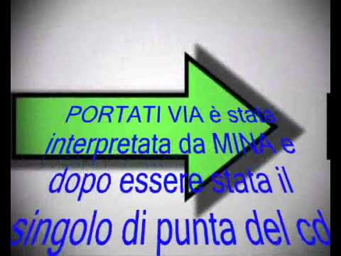 PORTATI VIA  /(Mina) curiosità  - canta Stefano Borgia (Testo e musica di Stefano Borgia)