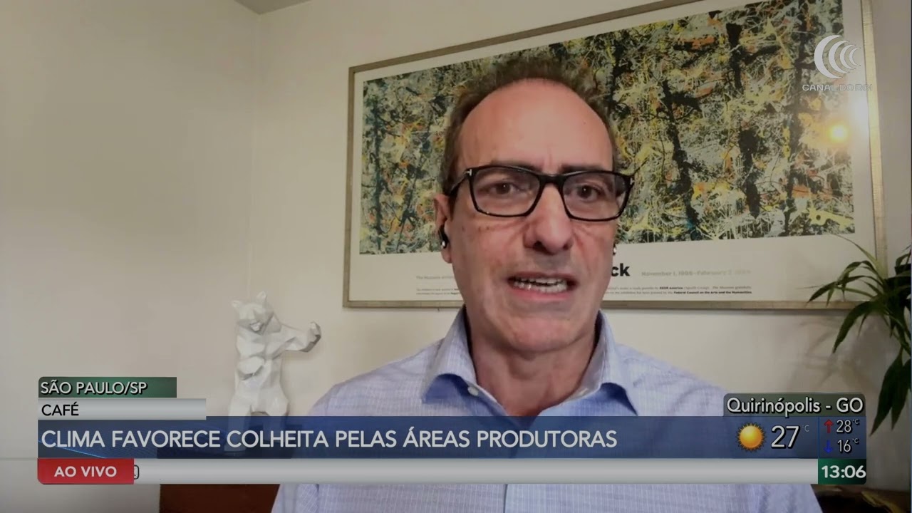 Clima favorece avanço da colheita de café no Brasil