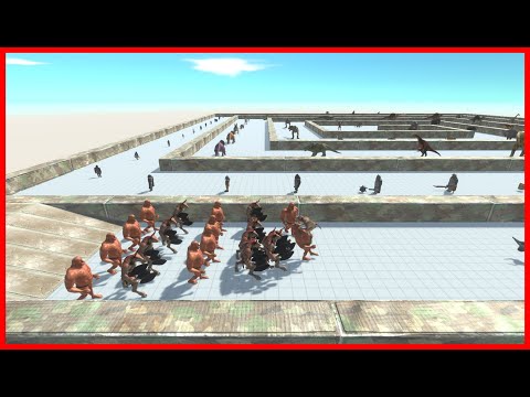 3xHP 2xATTACK 20 HILL GIANT & MINOTAUR DEATHRUN - ANIMAL REVOLT BATTLE SIMULATOR