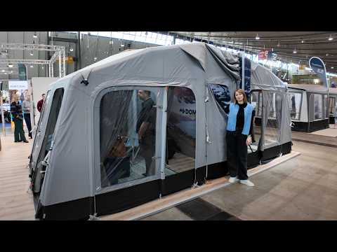 IN 5 MINUTEN STURMFEST AUFGEBAUT Dometic Rally AIR Tour 390 DA Driveaway-Vorzelt, Breite 3,9 m
