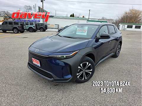 2023 Toyota bZ4X XLE AWD in Blue for sale at Davey Auto Sales Oshawa South in Oshawa, ON