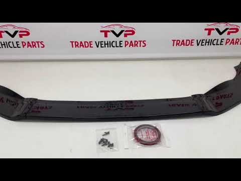 Fits VW Golf MK6 R20 R 2008-2013 Front Lip Splitter Spoiler Carbon Fibre Look video