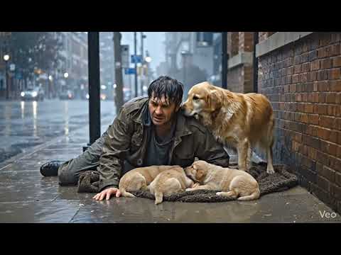 They abandoned a pregnant retriever to her fate