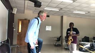 Bennie Wallace Intensive one on one class with Demilade Adepegba in a music piece called DONNA LEE