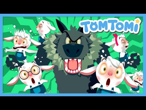 The Wolf and the Seven Little Goats | Fairy Tales📖 | Bedtime Stories | Cartoon for Kids | TOMTOMI