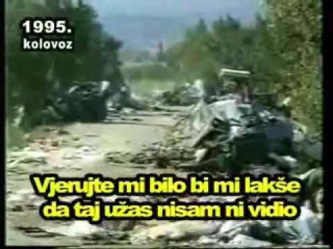 Srpska vojska Mile Novakovića bježeći s tenkovima izgazili srpske civile