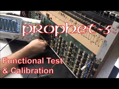Synthchaser #110 - Sequential Circuits Prophet 5 Functional Test & Calibration