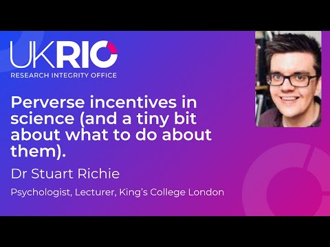 Perverse incentives in science (and a tiny bit about what to do about them).