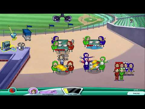Diner Dash 4: Hometown Hero Walkthrough - Level #11 - Diner at Homerun Park - New Mop