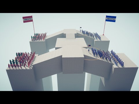 80x UNIT vs 100x ALL FACTION - Totally Accurate Battle Simulator | TABS