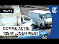 Bus met 273 kilo crystal meth botst op politiewagen