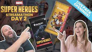 Day 2 of the Marvel Super Heroes Streamathon 6/16 💥 | 12 More Hours of MTG Chaos!