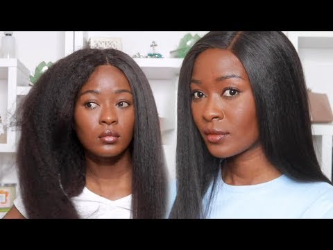 HD Lace Wear Go Glueless Wigs 5x5 Lace Human Hair Wigs With Bangs Straight Body Wave
