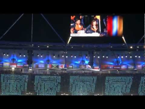 London 2012 Paralympic Games: opening ceremony - athletes' parade