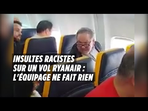 Insultes racistes sur un vol Ryanair : l'équipage ne fait rien