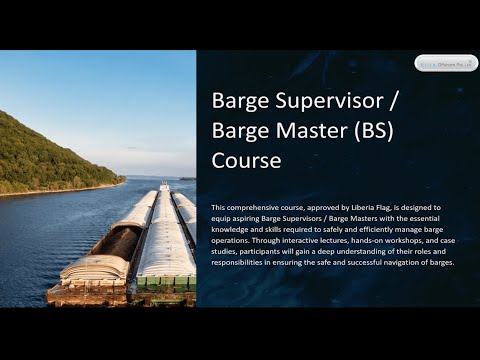 Barge Supervisor Barge Master Course
