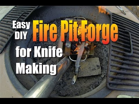 Easy DIY Fire Pit Forge for Knife Making
