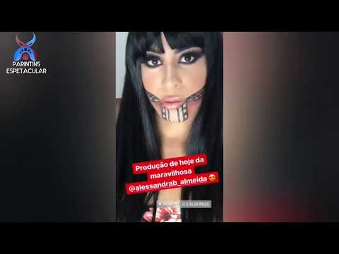 Isabelle Nogueira - Cunhã Poranga do Boi Garantido na passagem de som - GARANTIDO 2019