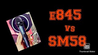 Video thumbnail for Sennheiser e845 vs Shure sm58 by JEFF JAMES