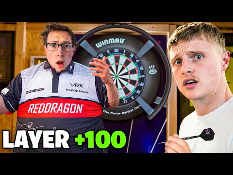 Completing a dart shirt challenge ft. Ellis Platten!