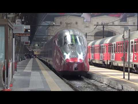 Italo AGV 575 no. 25 departing Milano Centrale