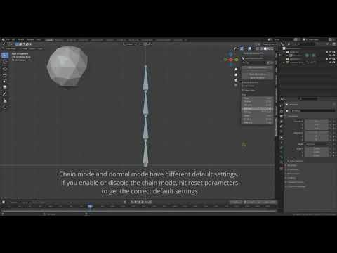 BoneDynamics Pro Tutorial -  06 - Chain mode