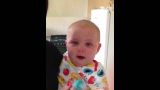 Funny baby crying at titanic