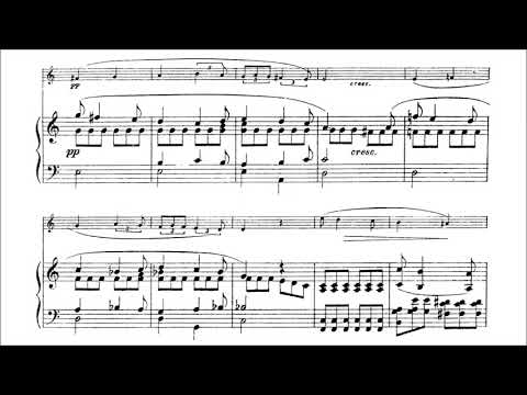 Aleksandr Scriabin  - Romance for horn and piano (1890) [With intro, Score]