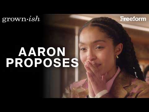 Aaron Proposes to Zoey | grown-ish | Freeform
