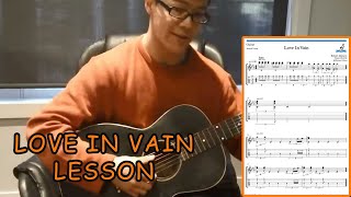 Robert Johnson Lesson: Love In Vain