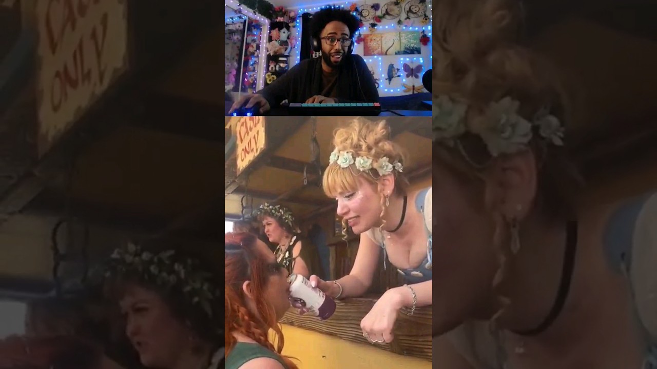 IT'S HER FIRST TIME AT THE RENAISSANCE FAIR! 😩