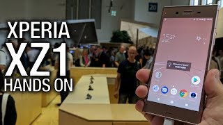 Sony Xperia XZ1 and Sony Xperia XZ1 Compact Hands On