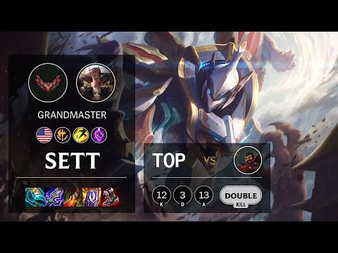 Sett Top vs Graves - NA Grandmaster Patch 12.5