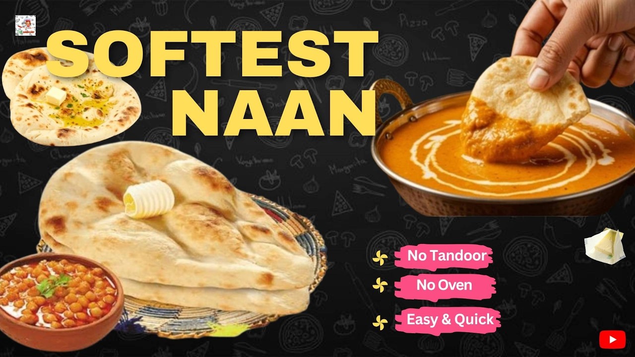 Butter Naan Recipe at Home। Tawa Butter Naan Without Oven। घर पर बनाएं होटल जैसा Butter Naan