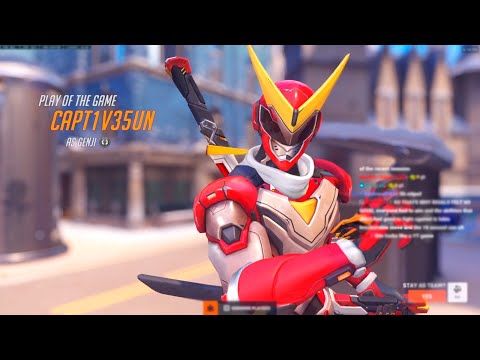 NECROS FASTEST GENJI MAIN - POTG! OVERWATCH 2 SEASON 10 TOP 500