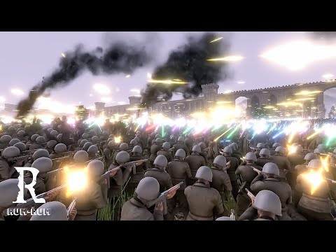 21.000 US Soldiers vs 15.000 Laser Knights- Ultimate Epic Battle Simulator 2- UEBS 2