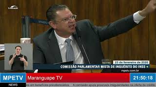 Ao vivo: CPMI do INSS – 23/2/26 / 12 Sóstenes Cavalcante