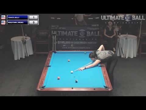 Kelly Fisher v Hirosho Makayama Ultimate 10 Ball Championships 2013