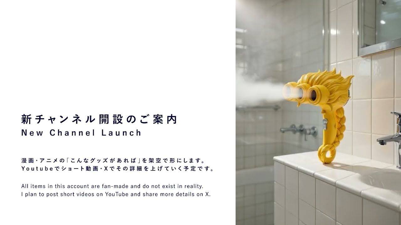 新チャンネル開設のお知らせ