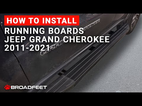 Jeep Grand Cherokee 2011-2021 Running Boards / Side Steps Installation