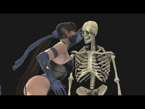 Mortal Kombat Vs DC Universe All Fatalities and Heroic Brutalities on Skeleton *MOD*