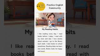 English Listening Practice – A Short My Reading Habits | Short English Story with Subtitles