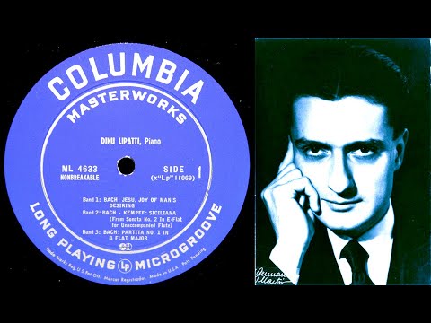 (SCORE) JS Bach: Partita No. 1 in B-flat major BWV 825  - Dinu Lipatti, 1950