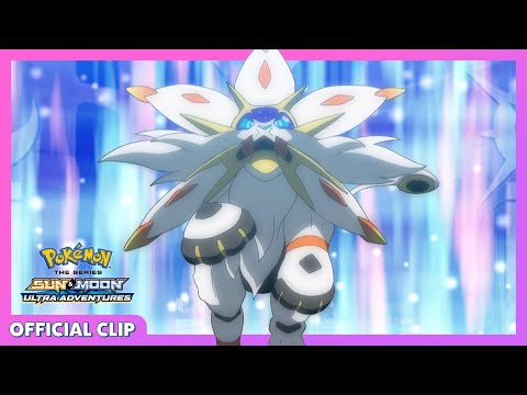 Nebby Evolves into Solgaleo! | Pokémon the Series: Sun & Moon—Ultra Adventures | Official Clip