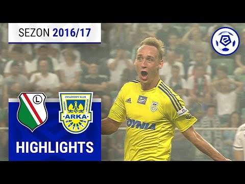 Legia Warszawa - Arka Gdynia 1:3 | SKRÓT | Ekstraklasa 2016/17 | 6. Kolejka