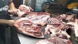 PORK ONE WHOLE DEBONE #MEAT #PORK #DEBONE #viralvideo